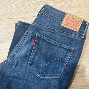 SOLD Levi's Blue Mid Rise Skinny Jeans